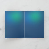 クリスマスの冬の挨拶カードです カード (内部)