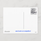 クリスマスの冬の日 シーズンポストカード (裏面)