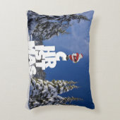 クリスマスの冬の景色 アクセントクッション (正面(垂直))