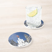 クリスマスの冬の景色 コースター (側面)