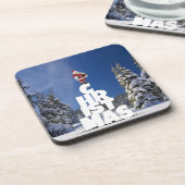 クリスマスの冬の景色 コースター (左側)