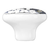 クリスマスの冬の景色 セラミックノブ (側面)