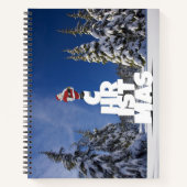 クリスマスの冬の景色 ノートブック (正面)