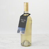 クリスマスの冬の景色 ボトルネックタグ (アングル)