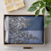クリスマスの冬の景色 薄葉紙 (ギフト)