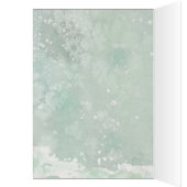 クリスマスの冬の雪は1枚のI愛カードを孤色に変色させます (内側 (左))