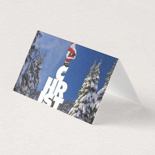 クリスマスの冬の風景 (正面)