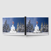 クリスマスの冬の風景 ゲストブック (全面)