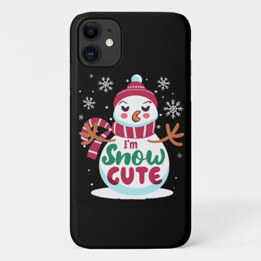 クリスマスの冬の魅力に包まれて スノーカワイイ! Case-Mate iPhoneケース (裏面)