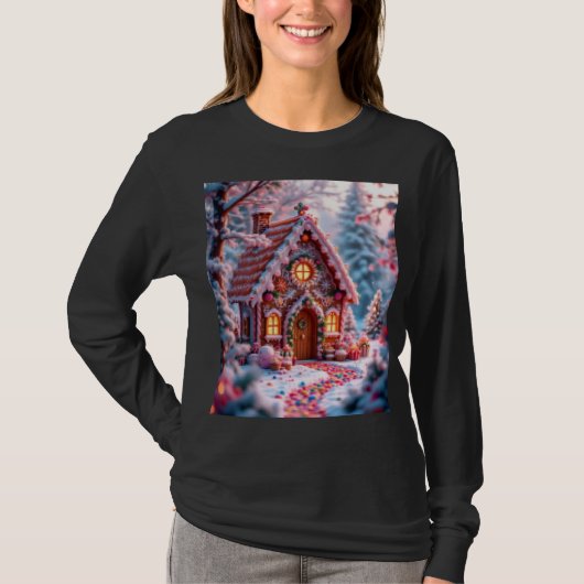 クリスマスの冬を楽しもう Tシャツ (正面)
