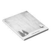 クリスマスの冬パーソナライズされた風景 ノートパッド (アングル)