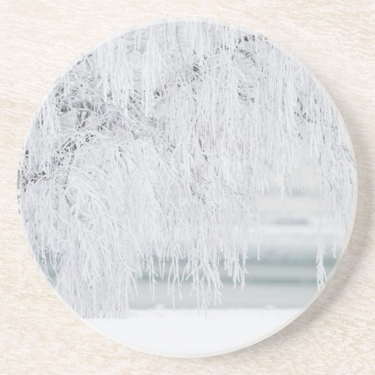 クリスマスの冬雪 コースター (正面)