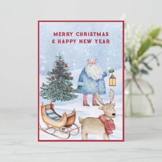 クリスマスの冬 シーズンカード (スタンド正面)