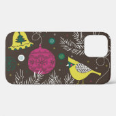 クリスマスの冬:季節のパターン。 Case-Mate iPhoneケース (裏面 (横))