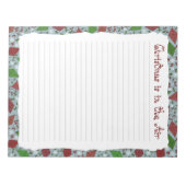 クリスマスの凧 ノートパッド (正面)