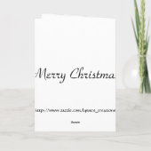 クリスマスの出現のカレンダーカード シーズンカード (裏面)