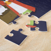 クリスマスの出生場面 ジグソーパズル (側面)