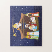 クリスマスの出生場面 ジグソーパズル (縦)