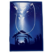 クリスマスの出生 ミディアムペーパーバッグ (正面)