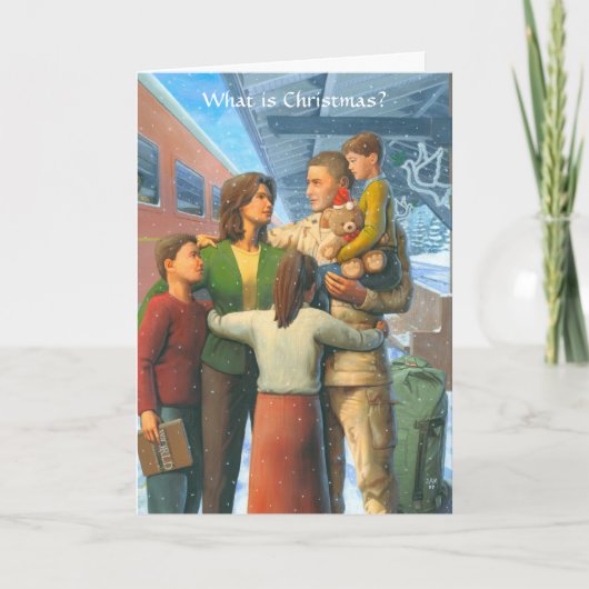 クリスマスの出発カード シーズンカード (正面)