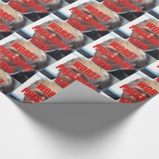 クリスマスの切り札，今までで最悪の政治的贈り物  ラッピングペーパー (角)