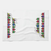 クリスマスの列車 キッチンタオル (横)