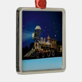 クリスマスの列車 メタルオーナメント (右)