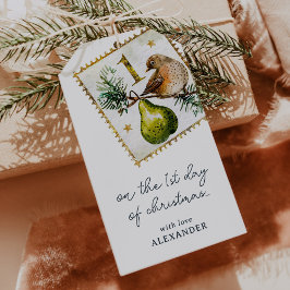 クリスマスの初日 ギフトタグ