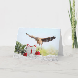 クリスマスの初飛行 - 5x7 ホリデー カード