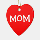 クリスマスの利己的なママ セラミックオーナメント (左)