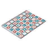 クリスマスの到来インスパイアモザイクタイル ノートブック (左側)