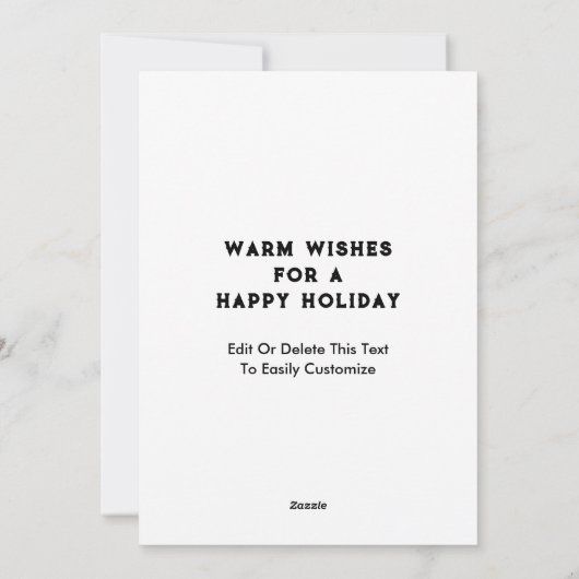 クリスマスの到来カレンダーのホリデーカード シーズンカード (裏面)