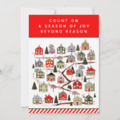 クリスマスの到来カレンダーカード シーズンカード (正面)