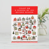 クリスマスの到来カレンダーカード シーズンカード (スタンド正面)