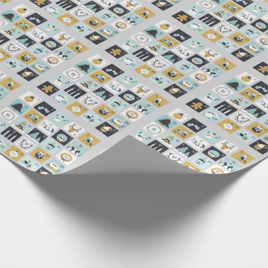 クリスマスの到来 ラッピングペーパー (角)