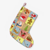 クリスマスの到来： Doodle要素コレクション スモールクリスマスストッキング (正面 (吊り時))