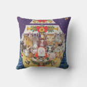 クリスマスの到着 クッション (裏面)