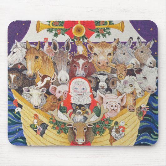 クリスマスの到着 マウスパッド (正面)