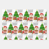 クリスマスの前の夜だった追加の子の名前3 ラッピングペーパーシート (正面2)