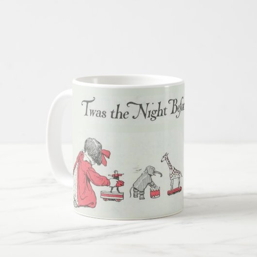クリスマスの前の夜だった。 コーヒーマグカップ (正面左)