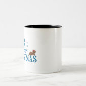 クリスマスの前の夜だった ツートーンマグカップ (中央)