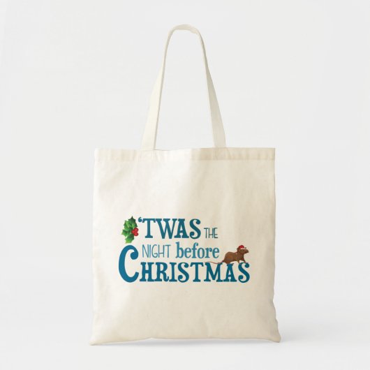 クリスマスの前の夜だった トートバッグ (正面)
