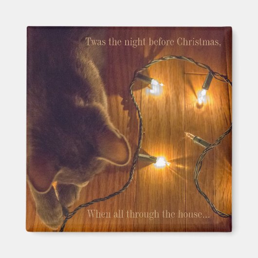 クリスマスの前の夜だった マグネット (正面)