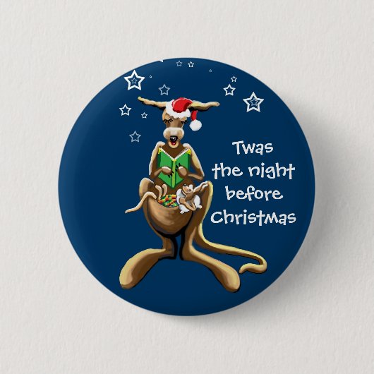 クリスマスの前の夜だった 缶バッジ (正面)