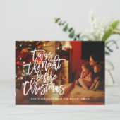 クリスマスの前の夜の写真 シーズンカード (スタンド正面)
