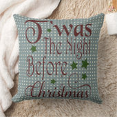 クリスマスの前の夜の枕 クッション (ブランケット)