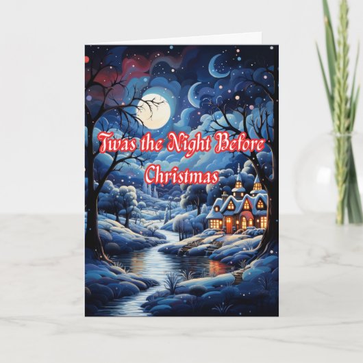 クリスマスの前の夜 シーズンカード (正面)