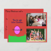 クリスマスの前の夜 シーズンポストカード (正面/裏面)