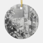 クリスマスの前の夜 セラミックオーナメント (正面)