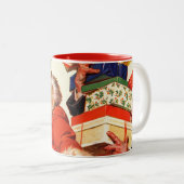 クリスマスの前の夜 ツートーンマグカップ (正面右)